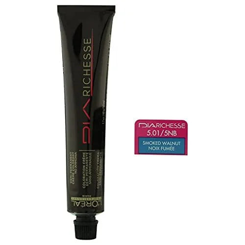 L'Oreal Professionnel Dia Richesse 5.01 Smoked Walnut Demi-Permanent Color, 1.7 oz
