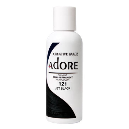 Adore Semi-Permanent Hair Color, 4 fl oz - 121 Jet Black