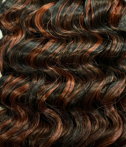 Deja Vu Human Blend Deep Wave Weaving Hair