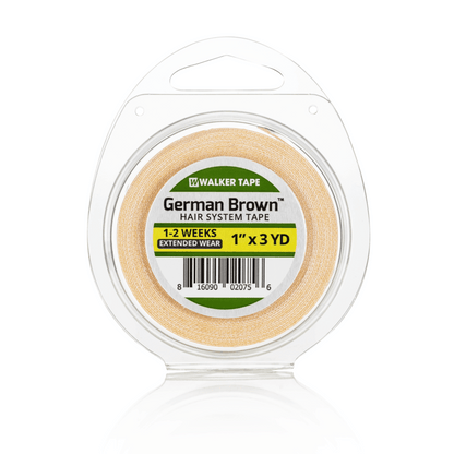 Walker Tape German Brown Liner Cloth Tape, 1/2 in x 3 yd