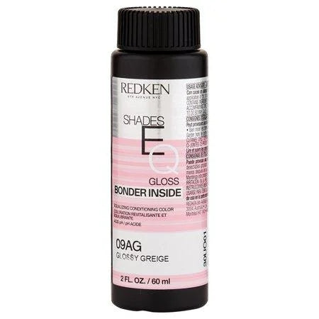 Redken Shades EQ Bonder Inside Gloss Demi-Permanent Hair Color, 2 oz - 09AG Glossy Greige
