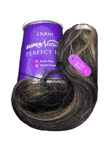 Outre Super Natural Perfect Bob 100% Human Hair Weave, C1B/27