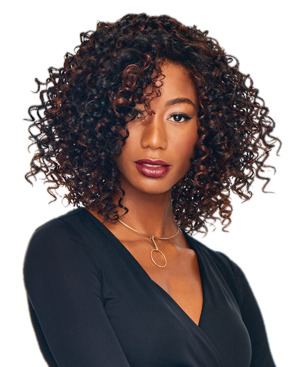 Hairdo Sassy Curl Wig, Average Cap, R2 Ebony