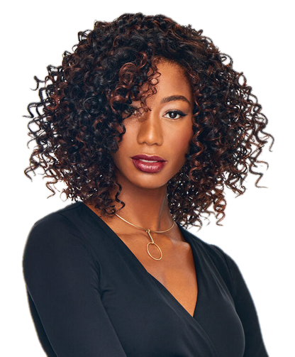 Hairdo Sassy Curl Wig, Average Cap, R2 Ebony