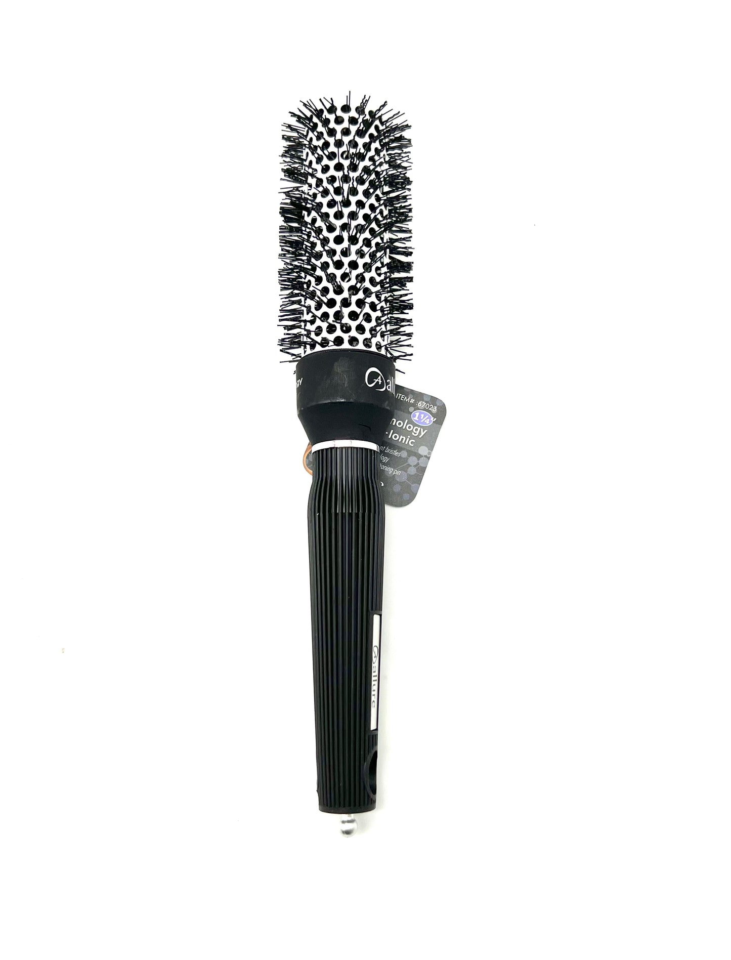 Allure Ceramic Ionic Nanotech Round Hair Brush, 1 1/4 in (32 mm)