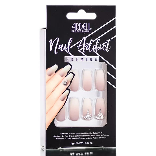 Ardell Nail Addict Premium Artificial Nail Set, Rich Tan Ombre