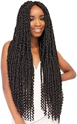 Janet Collection Nala Tress Passion Twist Braid, 24 in, Color OET1B/27