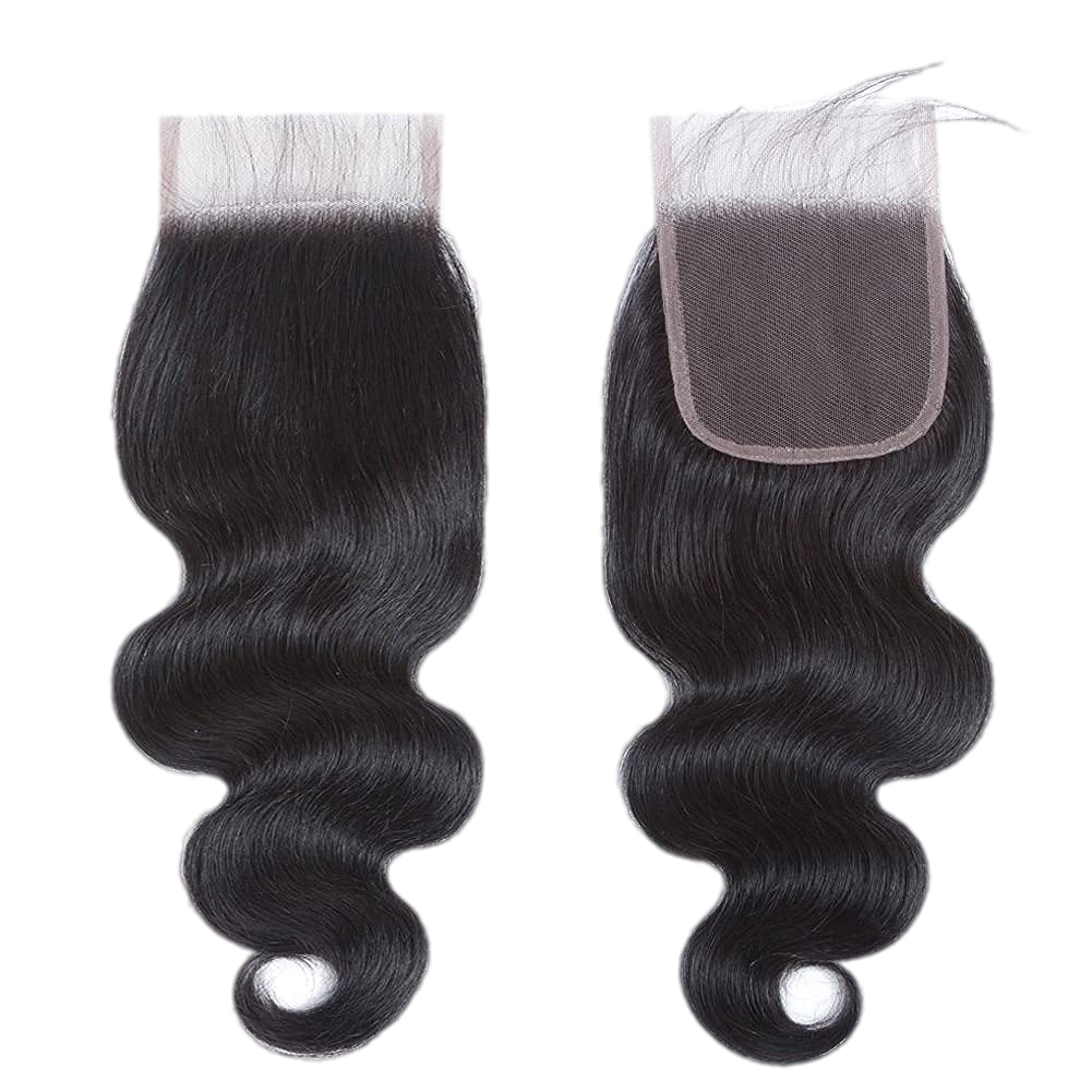 Rio Body Wavy Closure 4x4 Natural Black
