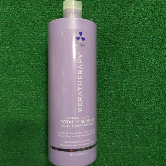 Keratherapy Totally Blonde Violet Toning Shampoo & Conditioner Set oz