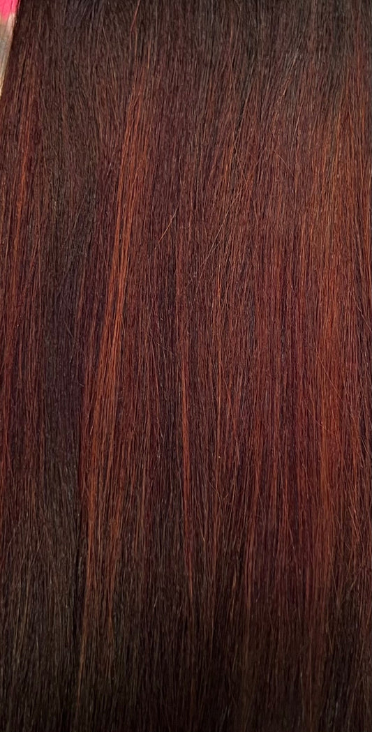 Outre Premium New Yaki Human Hair Weave, 14 in, MO3595
