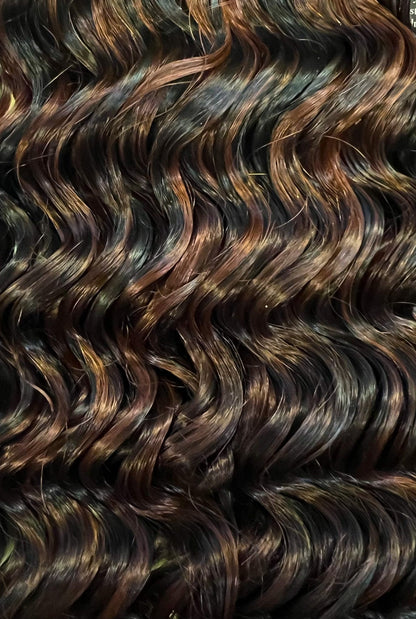 Deja Vu Human Blend Deep Wave Weaving Hair