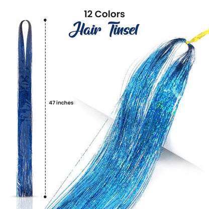 TINSEL HAIR EXTENSIONS