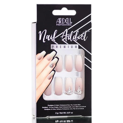Ardell Nail Addict Premium Artificial Nail Set, Rich Tan Ombre