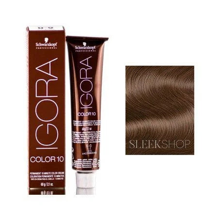Schwarzkopf Professional Igora Color10 Permanent Hair Color, 2 oz - 6-6 Dark Blonde Chocolate