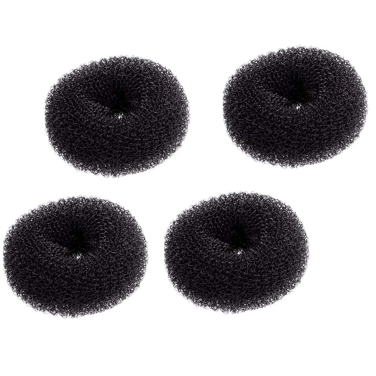 Hair Bun Maker Donut, Large Beige