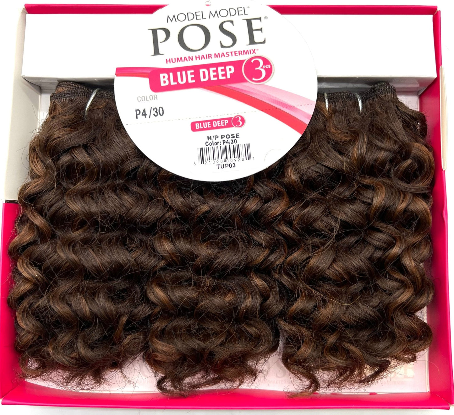 Model Model Pose Human Hair Blend Blue Deep 3 Pcs, P4/30
