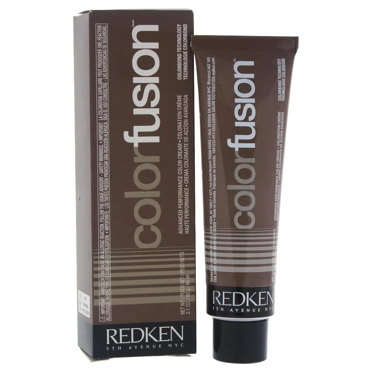Redken Color Fusion Permanent Cream Hair Color, 2.1 oz - 1AB Ash/Blue