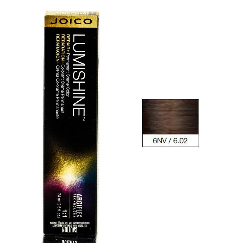 Joico LumiShine Permanent Creme Hair Color, 2.5 oz - 6NV Natural Violet
