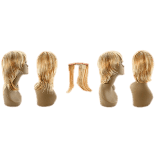 Pallet  156 - Lot of 100% Human Hair Wigs - variety of styles and colors - VIP Extensions