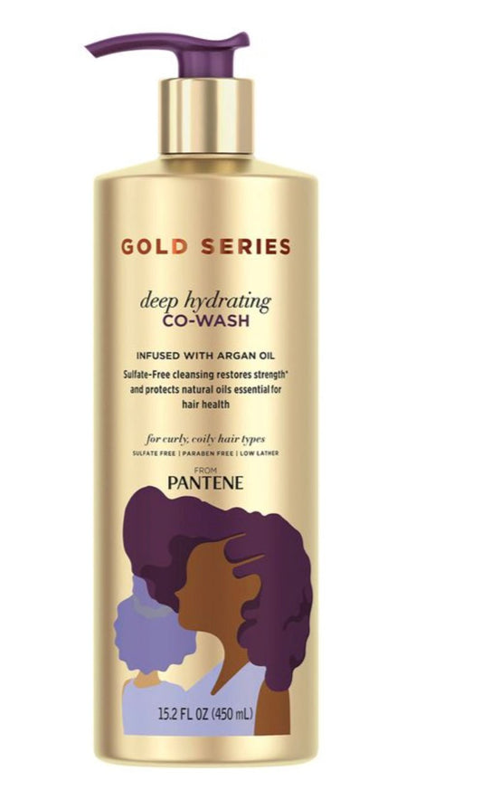 Pantene Gold Series Deep Hydration Co Wash Infused With Argan Oil 15.2 oz - VIP Extensions