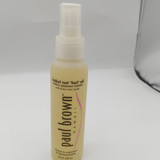 Paul Brown Hawaii Kukui Nut Hot Oil - Moisture Replacement Treatment (Size : 4 oz) - VIP Extensions