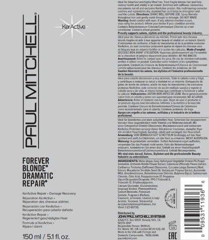 Paul Mitchell Forever Blonde Dramatic Repair 5.1 fl.oz. - VIP Extensions