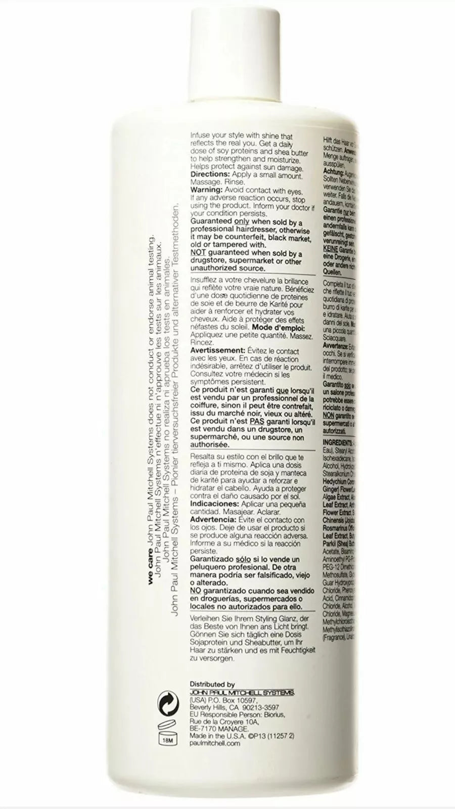 Paul Mitchell Instant Moisture Conditioner - 33.8 oz / liter - VIP Extensions