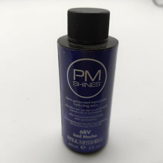 Paul Mitchell PM Shines Demi - Permanent Hair Color 2oz (6BV) Iced Mocha - VIP Extensions