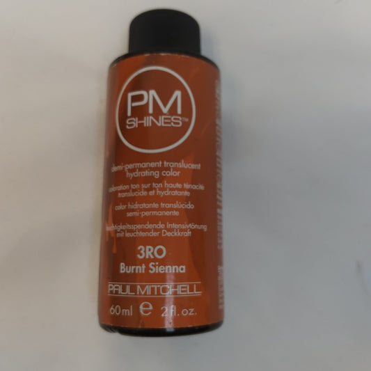 Paul Mitchell PM Shines Demi Permanent Translucent Hydrating Color 2 oz 3RO Burnt Sienna - VIP Extensions