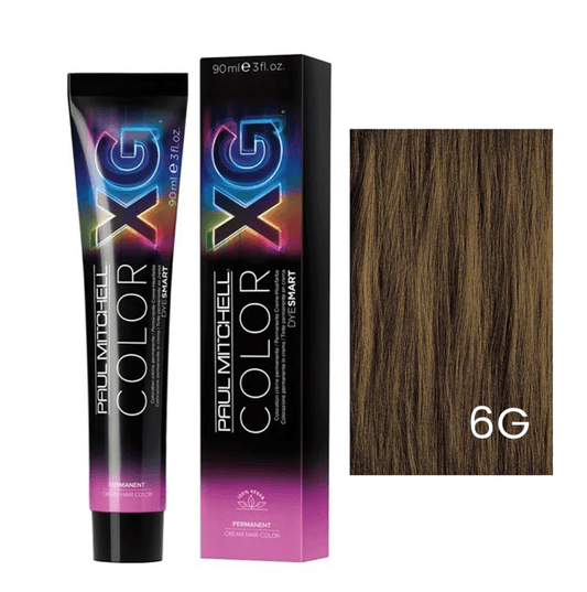 Paul Mitchell The Color 6G Dark Gold Blonde Permanent Cream Hair Color 3 OZ - VIP Extensions