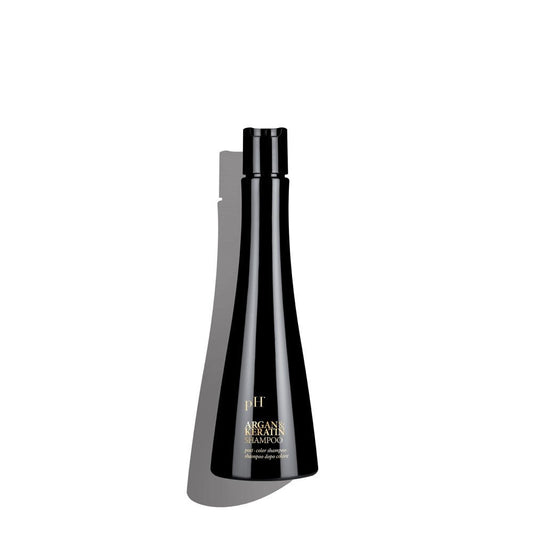 ph Pure Hair Argan & Keratin Shampoo - Deeply Hydrating & Moisturizing Hair Shampoo for Damaged, Color - Treated Hair - Adds Shine, Strength & Softness - 8.45 oz - VIP Extensions