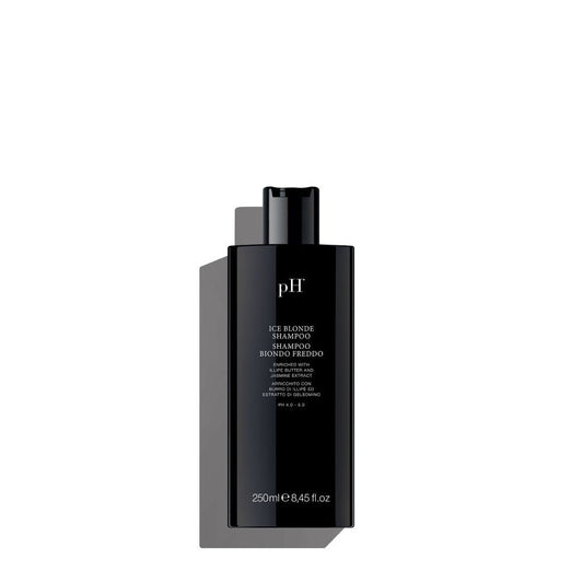 ph Pure Hair Ice Blonde Shampoo - Moisturizing Treatment for Natural Blondes, Bleached Hair and Highlights, Enriched With Illipe Butter and Jasmine Flower Extract (8.45 oz) - VIP Extensions