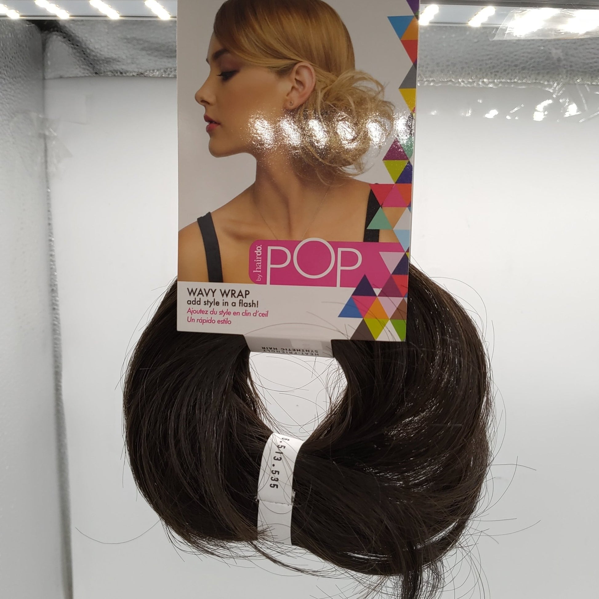 Pop Wavy Wrap - R6 Dark Chocolate by Hairdo for Women - 1 Pc Hair Wrap - VIP Extensions