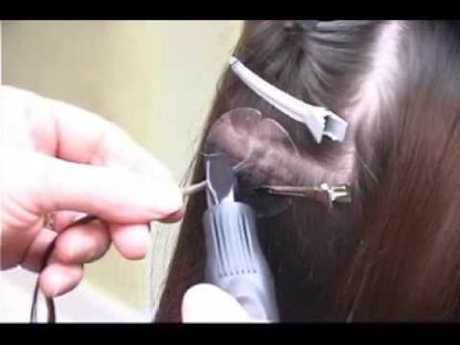 VIP U-Tip wavy hair extensions install video en espanol / Instalacion de extensiones U-Tip onduladas VIP - Doral, Miami