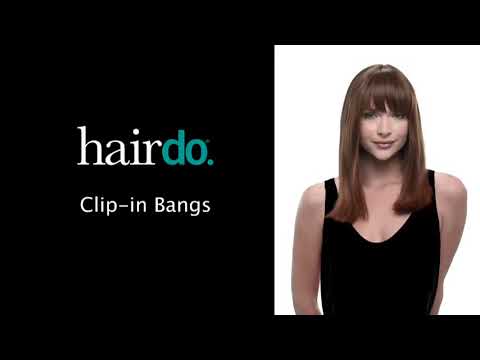 Hairdo Clip-In Bangs How-To