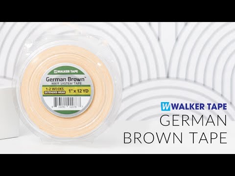 German Brown Hair System Tape