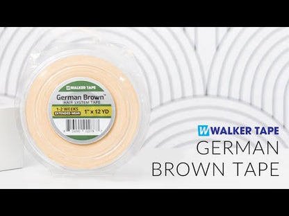 German Brown Hair System Tape