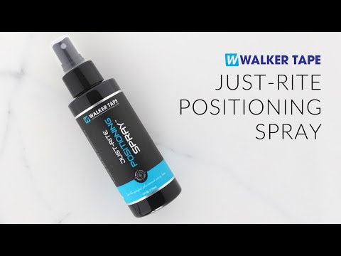 Walker Tape explains Just-Rite Positioning Spray for hair system installs