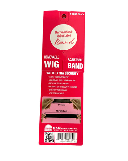 Qfit Removable & Adjustable Elastic Wig Band Black - VIP Extensions