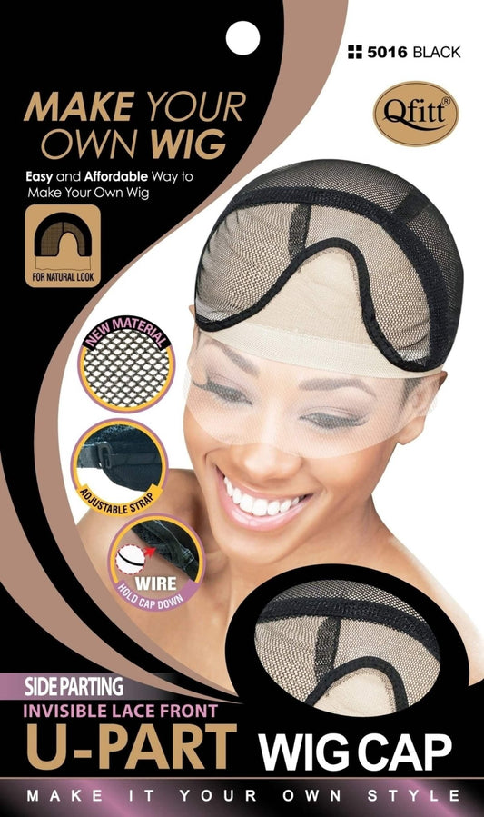 Qfitt Side Parting Invisible Lace Front U Part Wig Cap 5016 - VIP Extensions