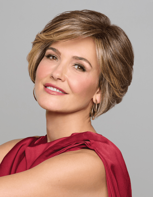 Raquel Welch Captivating Canvas Chin Length Layered Wig by Hairuwear, Average Size Cap, RL51/61 ICED Granita - VIP Extensions