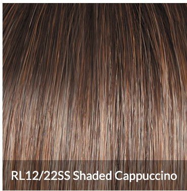 Raquel Welch Crave The Wave Top - of - the - Head Pageboy Hair Piece Wig by Hairuwear, ss12/22 Shaded Cappuccino - VIP Extensions