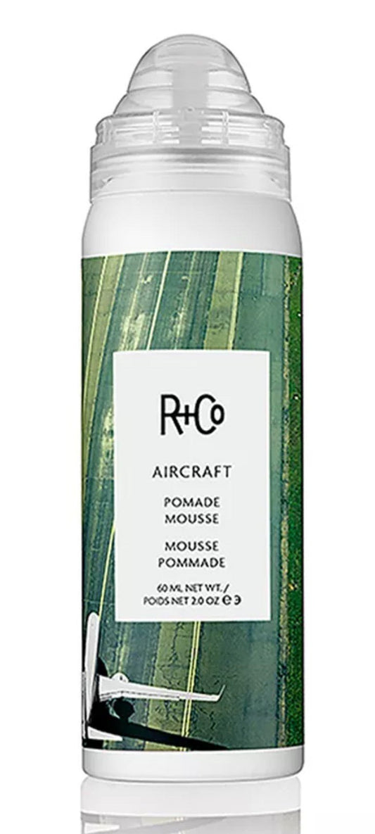 R+Co Aircraft Pomade Mousse Travel | Mousse for Body 2 OZ - VIP Extensions