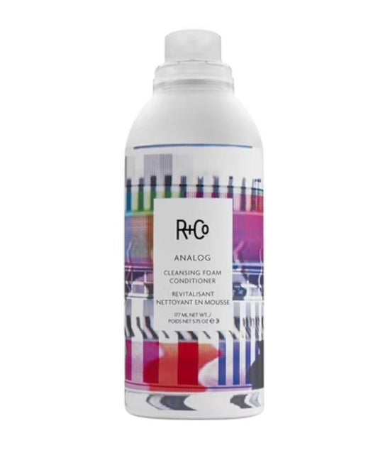 R+Co Analog Cleansing Foam Conditioner | Weightless Softening + Conditioning + Frizz Protection | 5.75 Oz - VIP Extensions