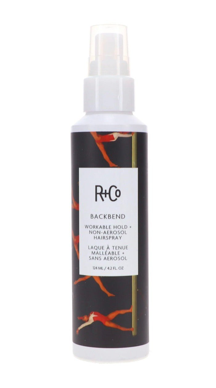 R+Co Backbend Workable Hold + Non Aerosol Hairspray 4.2oz/124ml - VIP Extensions