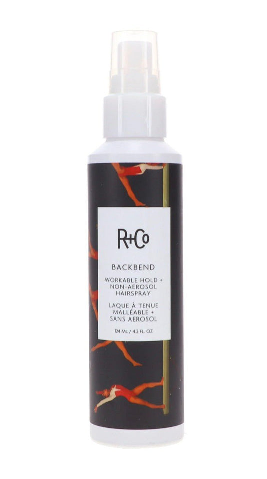 R+Co Backbend Workable Hold + Non Aerosol Hairspray 4.2oz/124ml - VIP Extensions