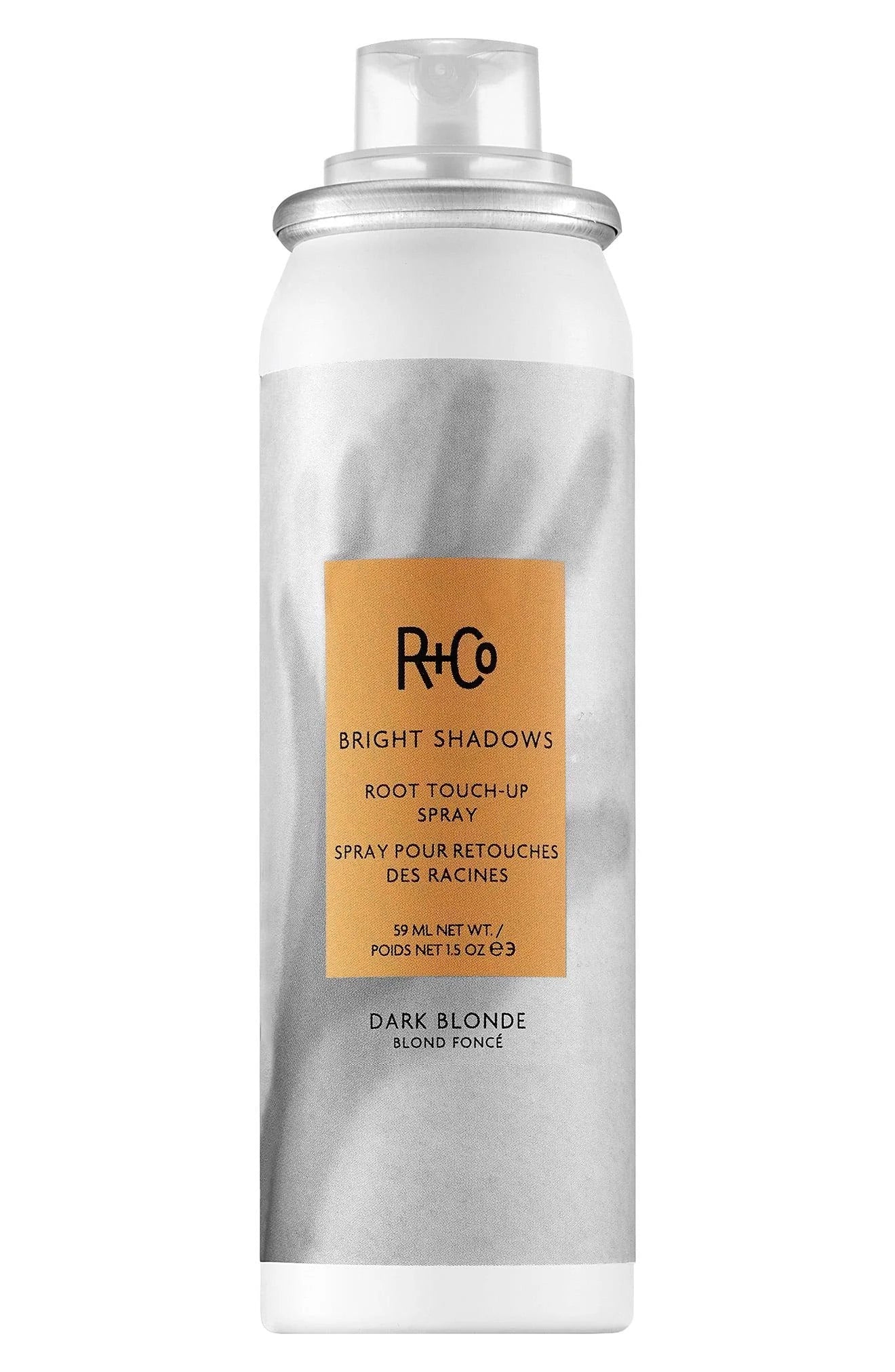 R+Co Bright Shadows Root Touch - Up Spray Dark Blonde 1.5 oz - VIP Extensions