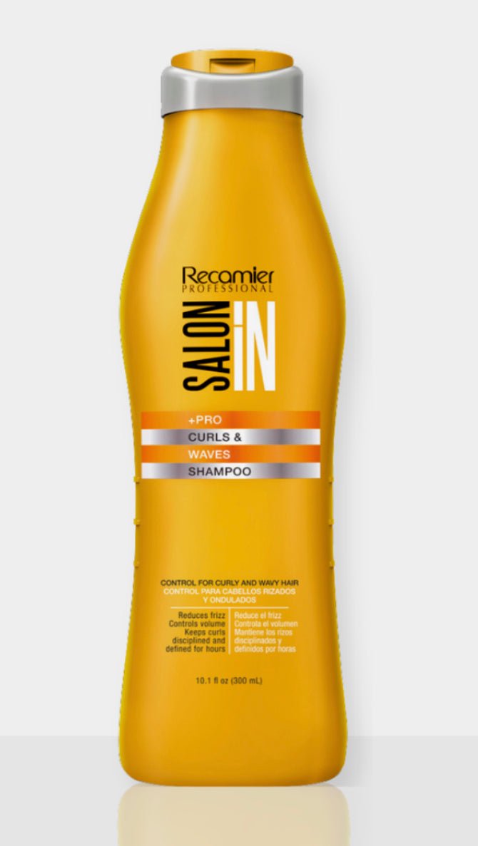 Recamier Professional Salon in Hydrating Curl Defining Shampoo Moisturizing Hair Treatment with Keratin for Women Champu para mujer con Keratina Tratamiento para Cabello Rizado - VIP Extensions