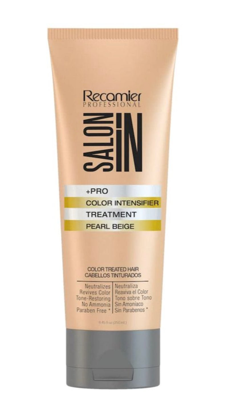 Recamier Professional Salon in Pro Hair Color Intensifier Treatment Pearl Beige 8.45 Fl Oz - VIP Extensions