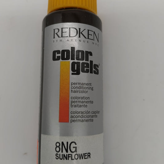 Redken Color Gels Permanent Conditioning Haircolor 8NG - Sunflower, 2 oz - VIP Extensions